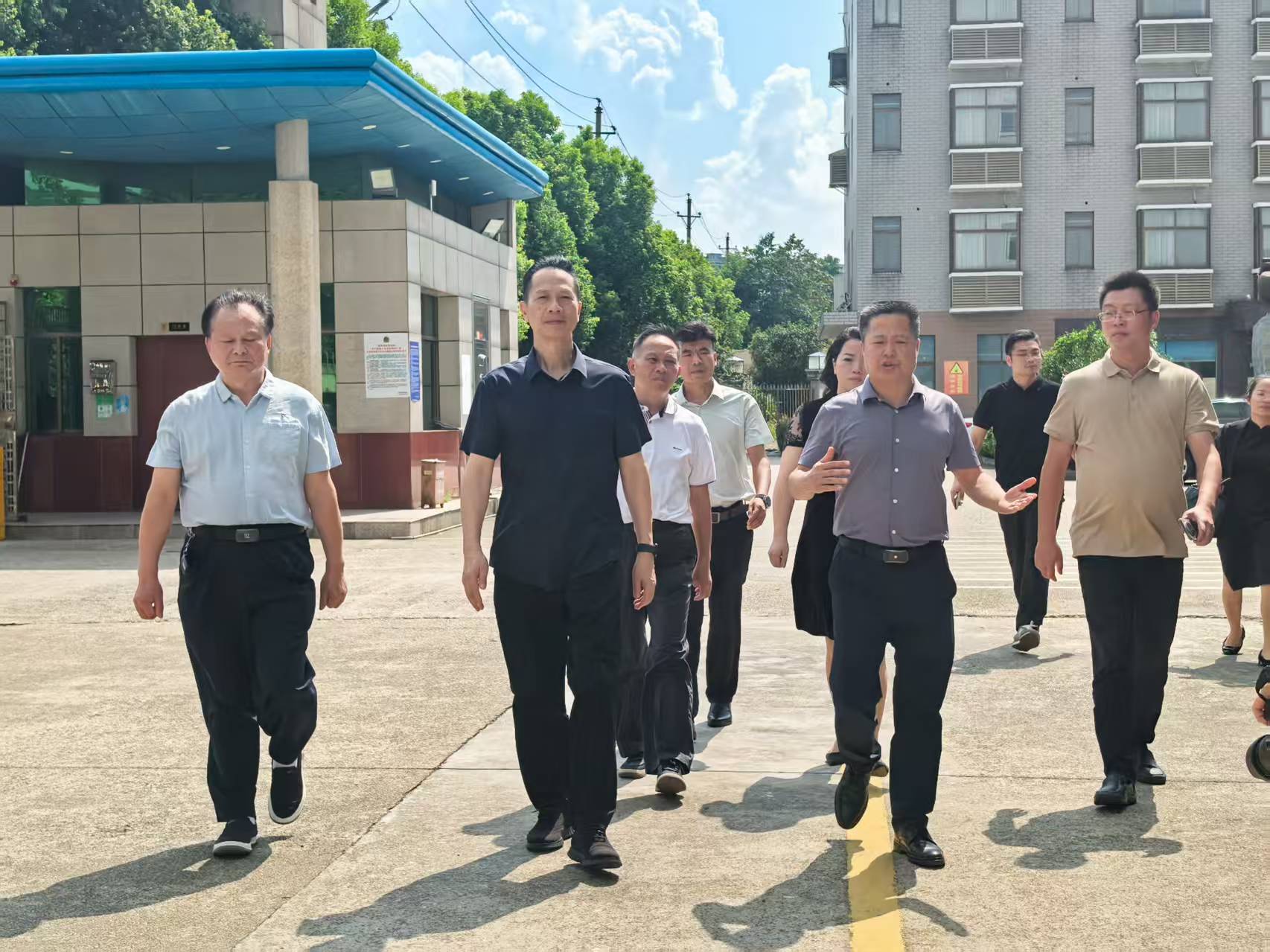 閩湘茶業交流共促產業發展——海峽兩岸茶業交流協會林鐘樂會長一行考察益陽茶廠